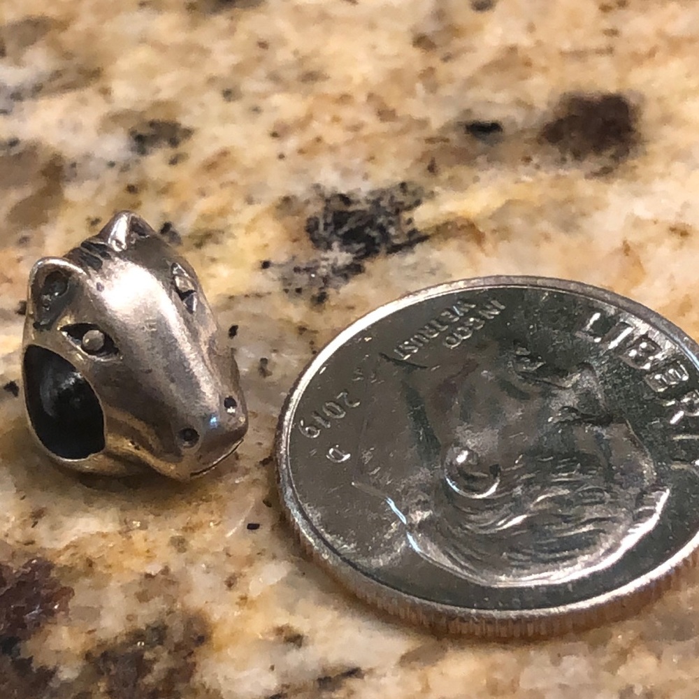 Pandora-like Horse Charm - Sterling Silver